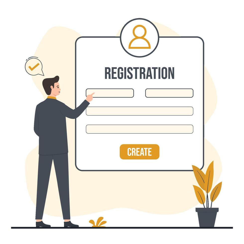 Registration illustration